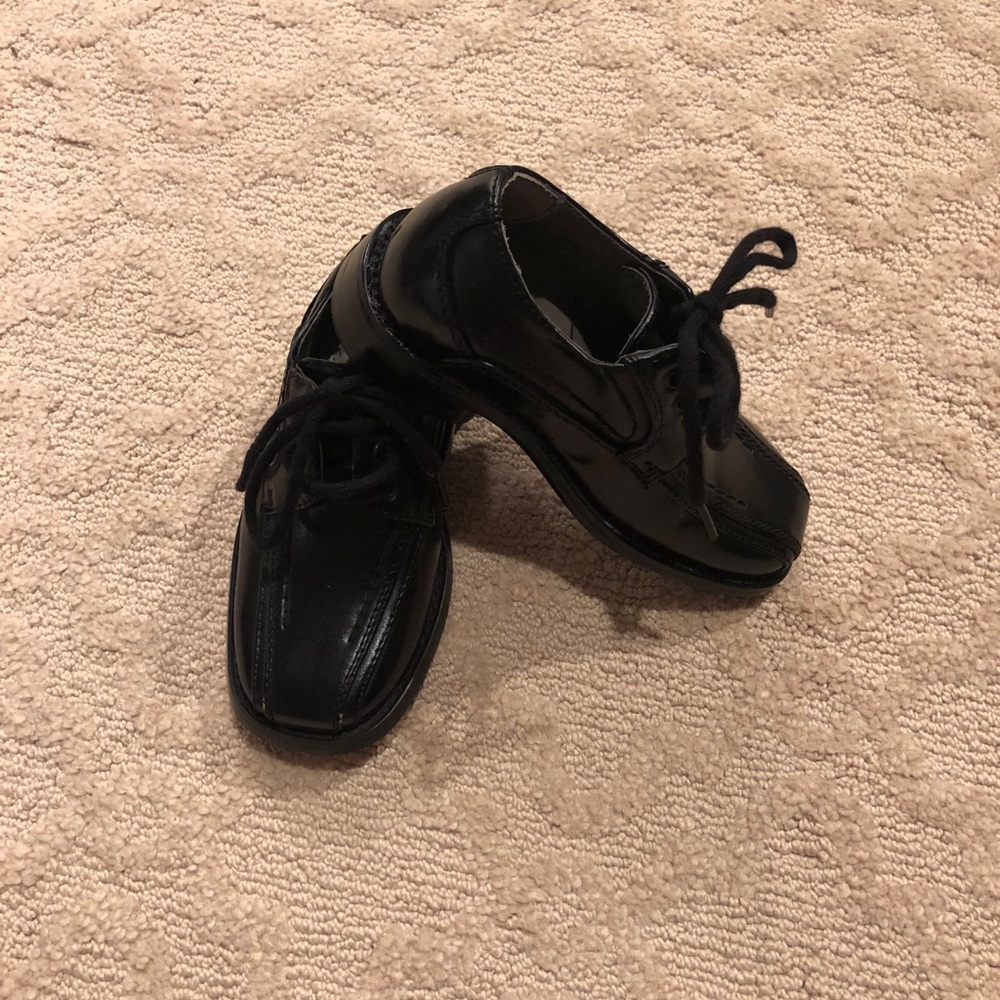 Toddler Black Dress Shoes